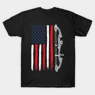 Archery American Flag T-Shirt